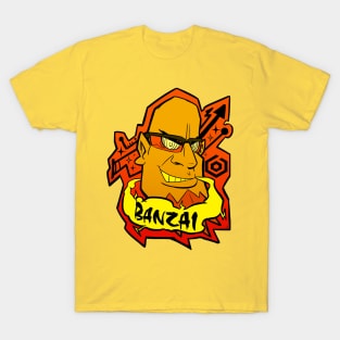 BANZAI! Goji Rokkaku gold T-Shirt